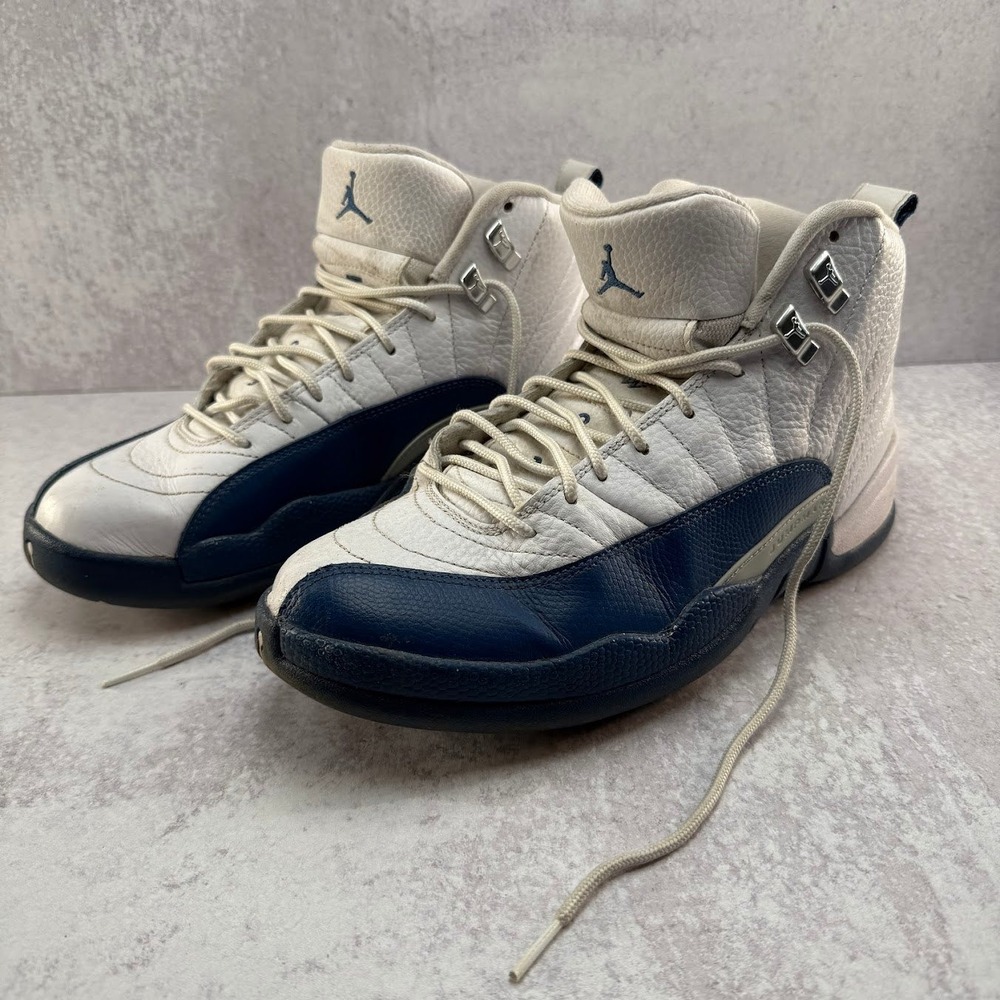 Nike Air Jordan 12 Retro French Blue Sneakers Mens Size 9 130690-113